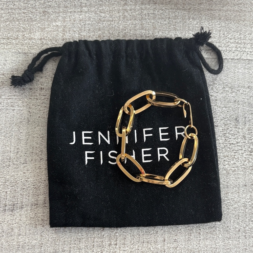 Jennifer Fisher Gold Chain Bracelet